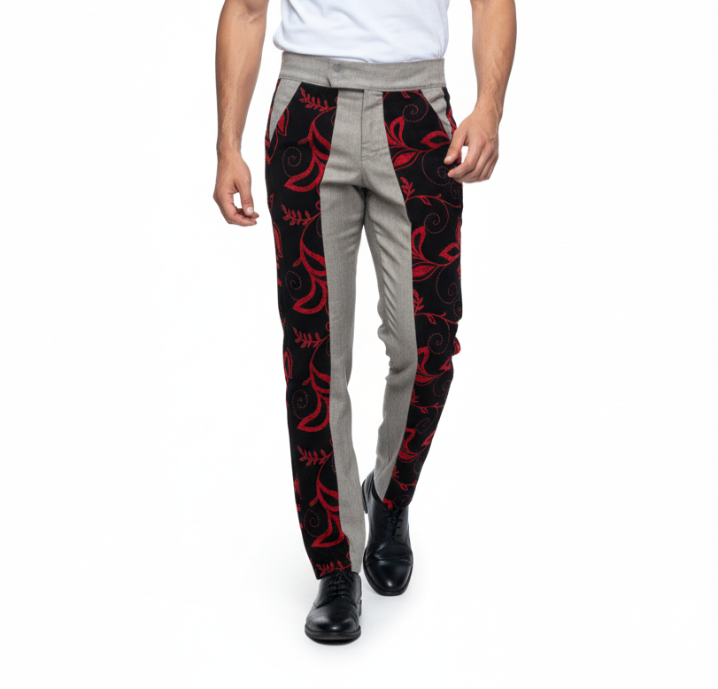 Storm Floral Panel Trouser